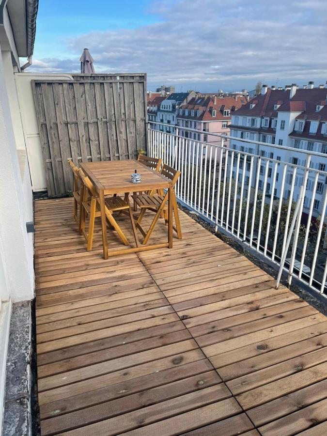 Le Brasilia - Appartement Neuf Pour 4 Personnes Avec Terrasse Strasbourg Eksteriør billede